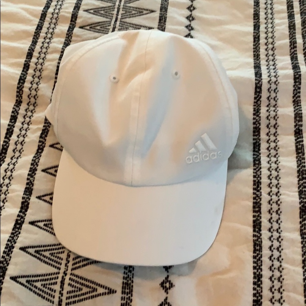 White Adidas Hat